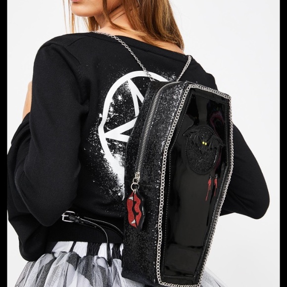 coffin backpack purse